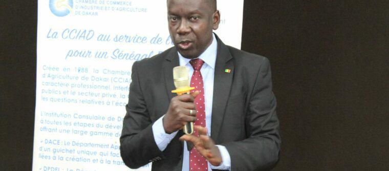 Le secrétaire général de la Chambre de commerce, d’industrie et d’agriculture de Dakar (CCIAD), Dr Mbaye Chimère Ndiaye. 