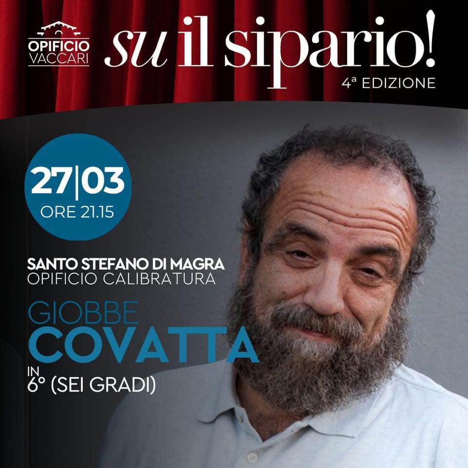 Giobbe Covatta in "6° (Sei Gradi)" Su il Sipario! quarta edizione (inizio ore 21.15)
