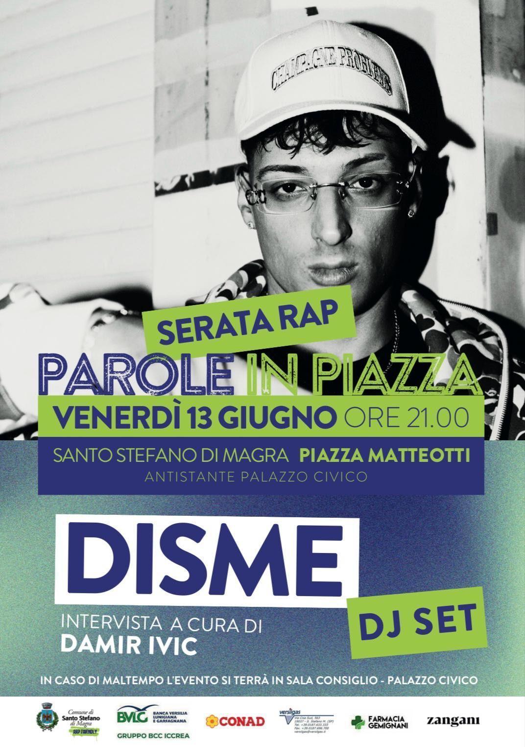 Serata Rap - Parole in Piazza (start h. 21.00)