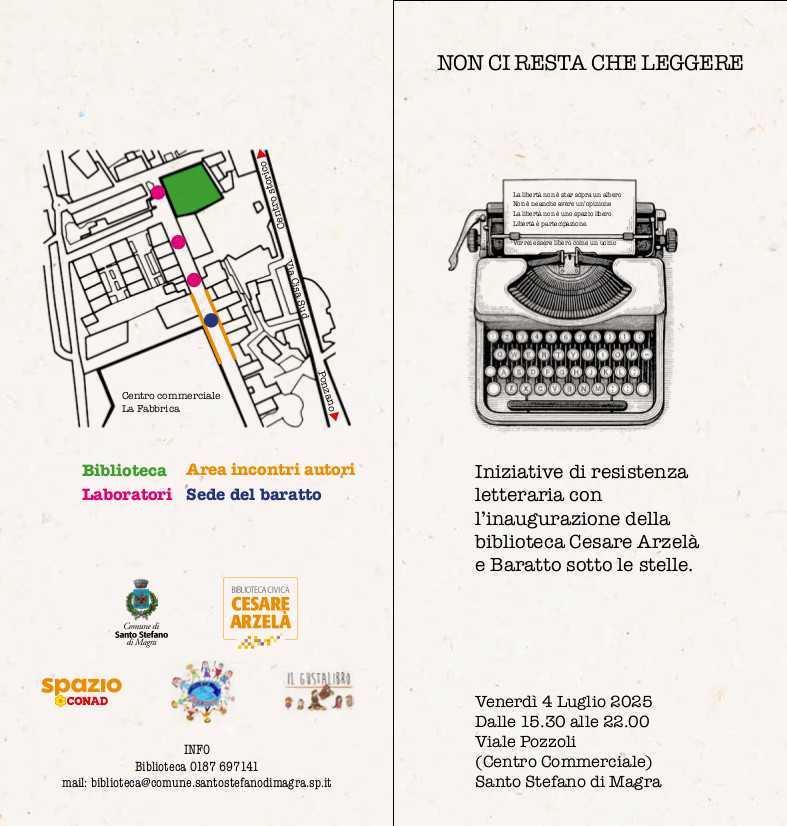 Non ci Resta che Leggere (dalle ore 15.30)