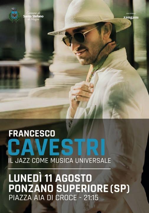 Concerto Jazz di FRANCESCO CAVESTRI (start h. 21.15)