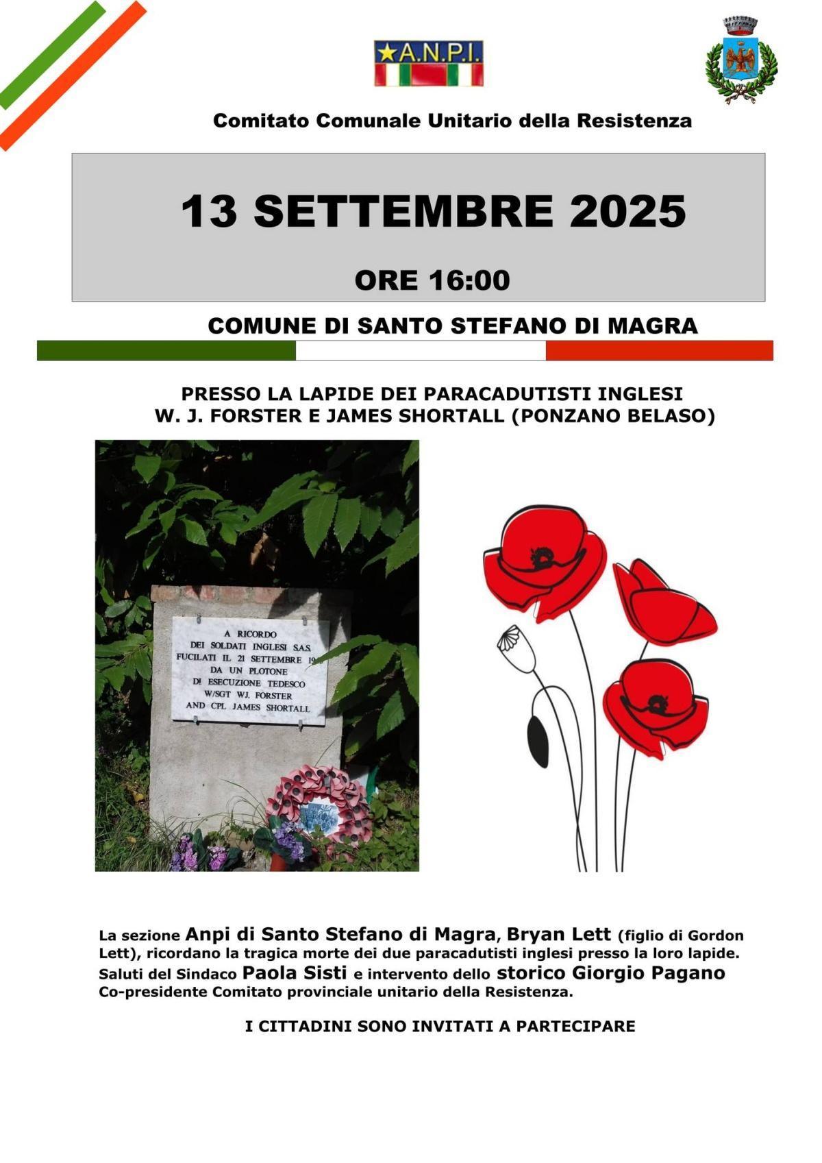 Commemorazione (ritrovo ore 15.45)