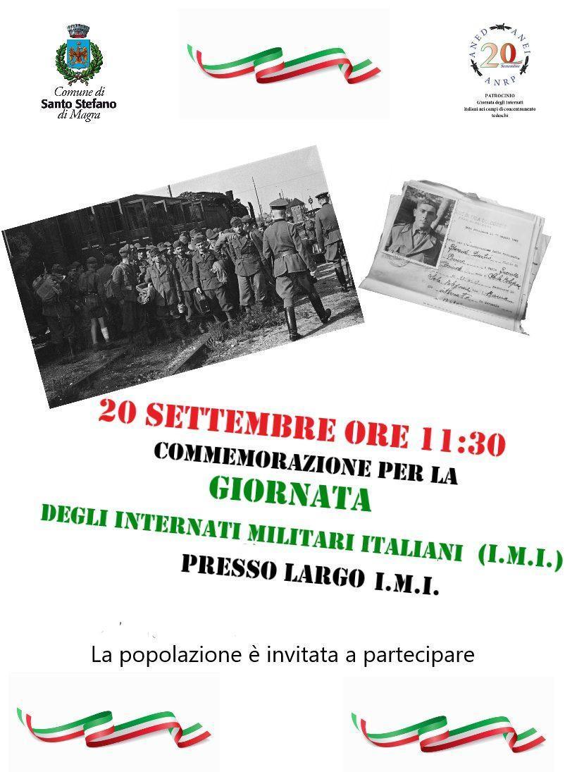  Commemorazione per la Giornata degli Internati Militari Italiani (inizio ore 11:30)