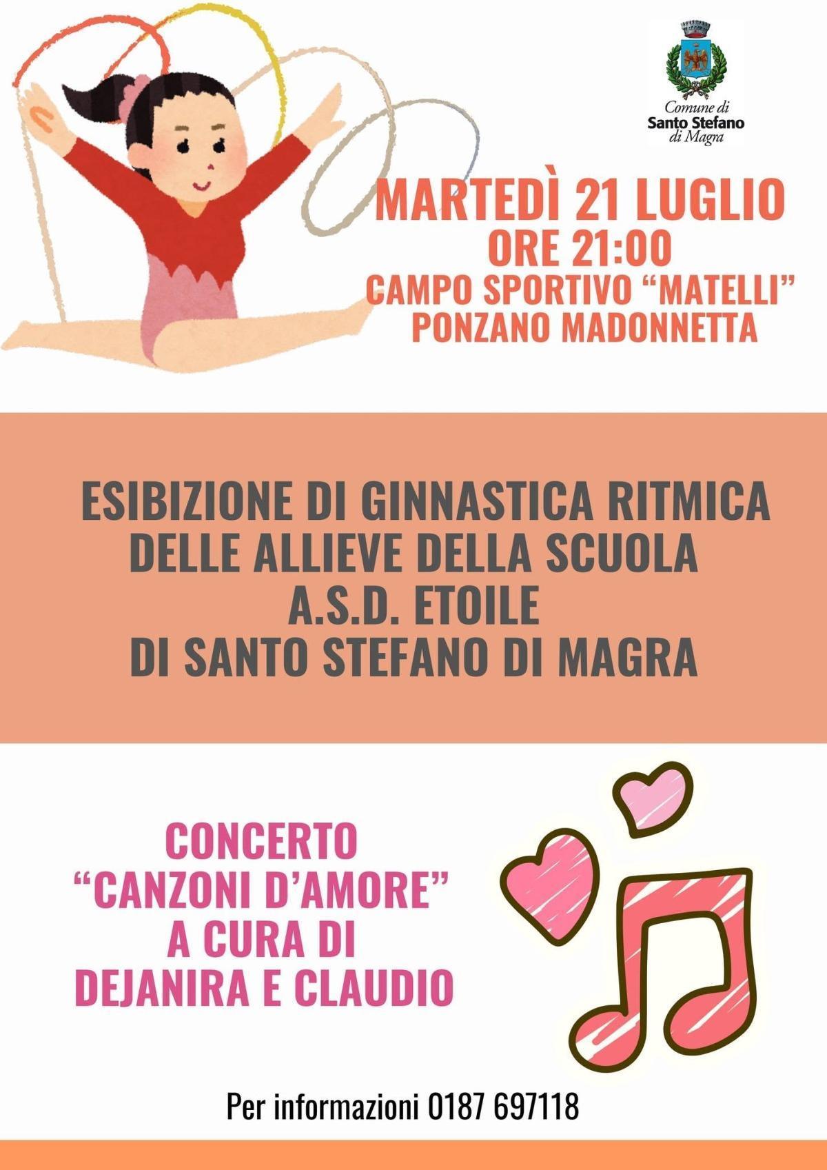 Serata di musica e ginnastica (start h. 21:00)