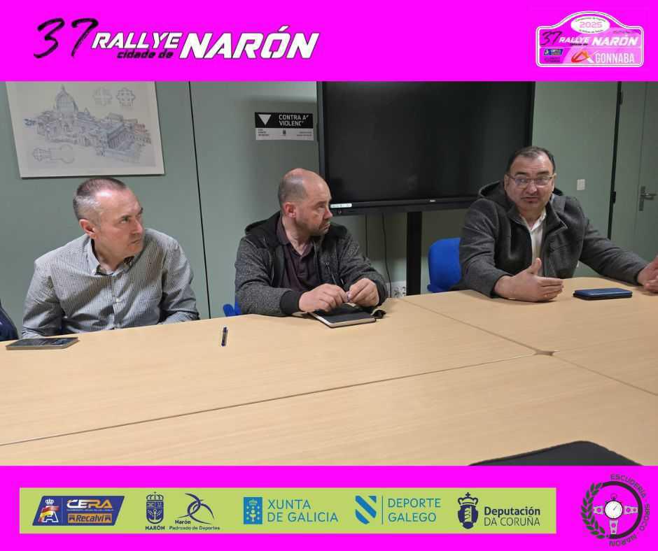  Avanzando en la organización del 37º Rallye Cidade de Narón 