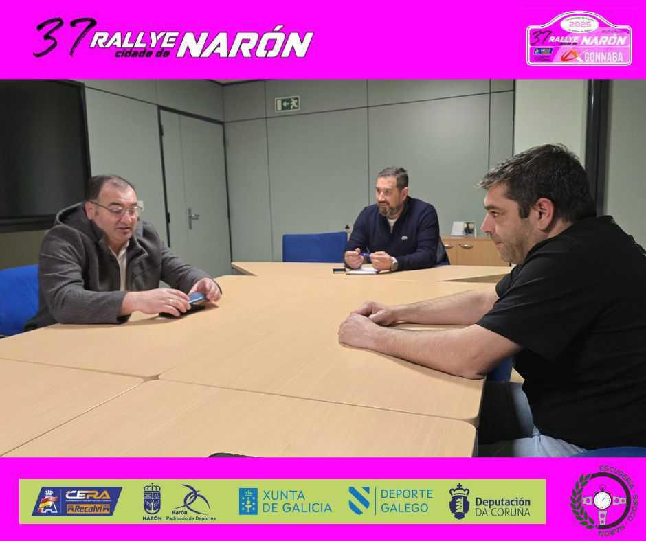  Avanzando en la organización del 37º Rallye Cidade de Narón 