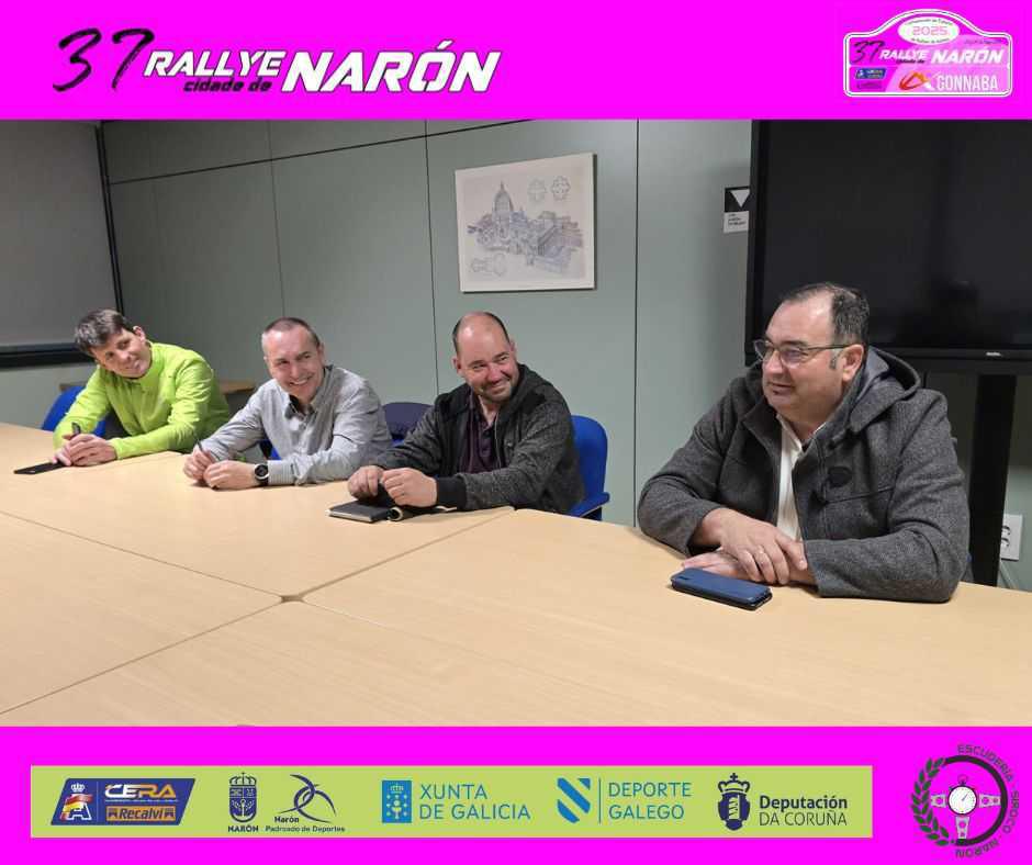  Avanzando en la organización del 37º Rallye Cidade de Narón 