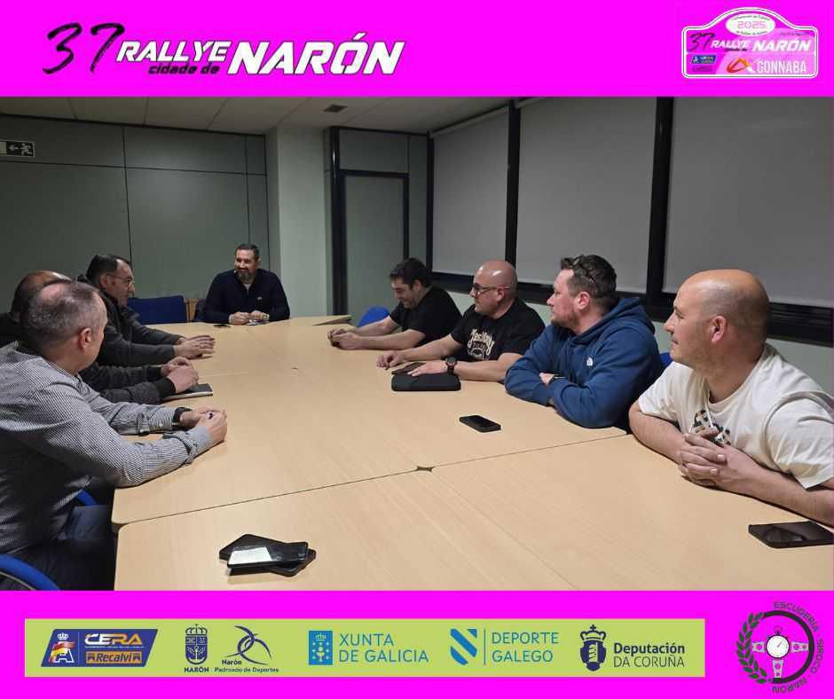  Avanzando en la organización del 37º Rallye Cidade de Narón 