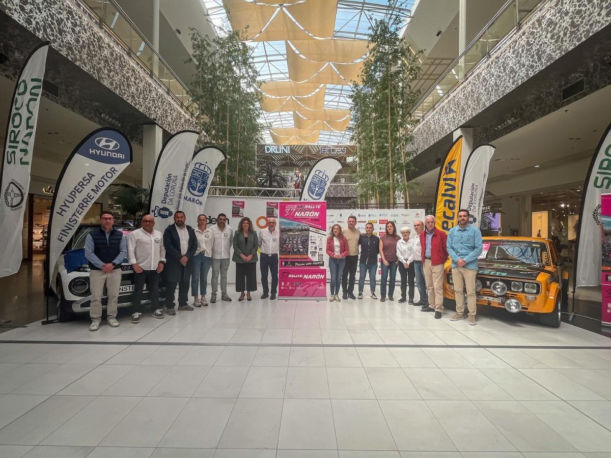 Presentación oficial del cartel del 37º Rallye Cidade de Narón 
