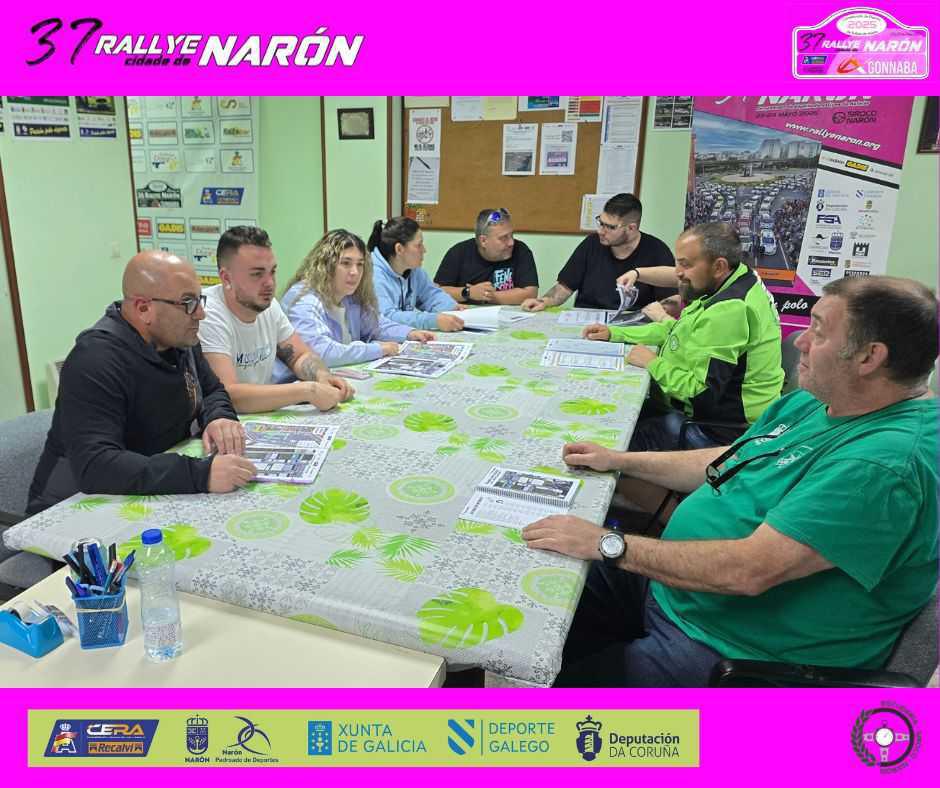 Reunión de coordinación del 37º Rallye Cidade de Narón  Reunión de coordinación del 37º Rallye Cidade de Narón