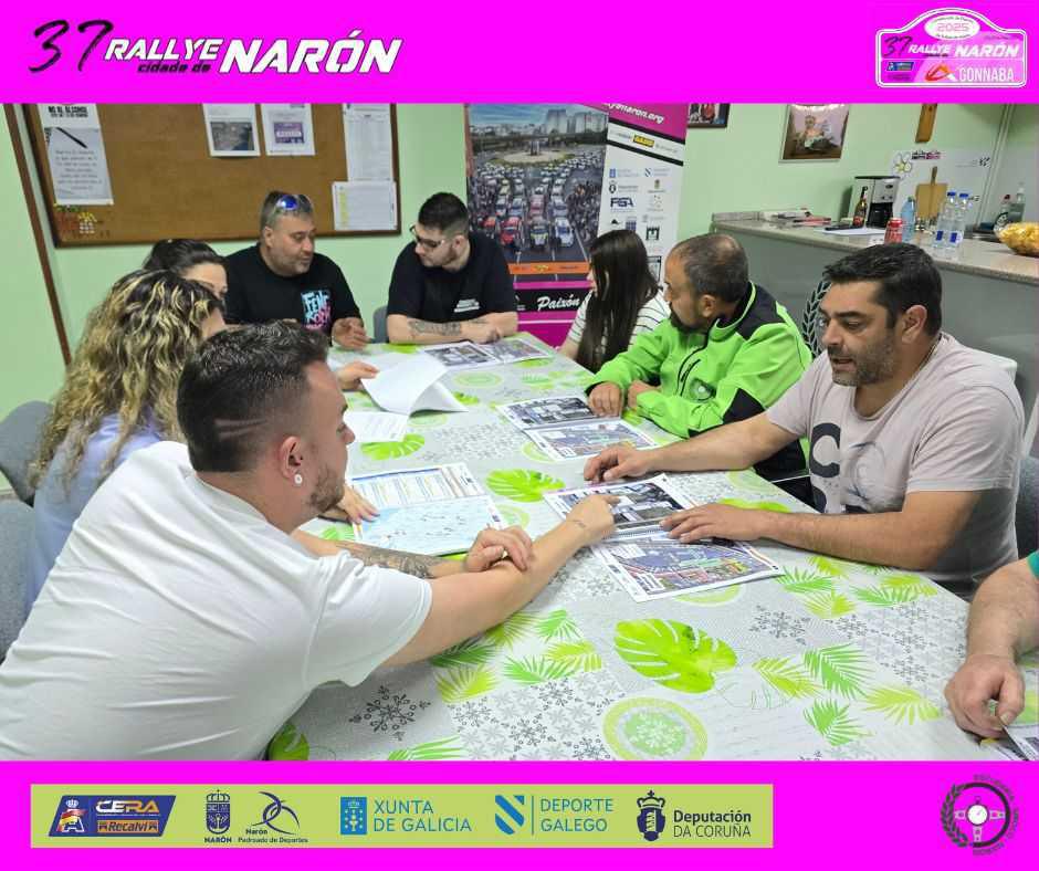 Reunión de coordinación del 37º Rallye Cidade de Narón  Reunión de coordinación del 37º Rallye Cidade de Narón