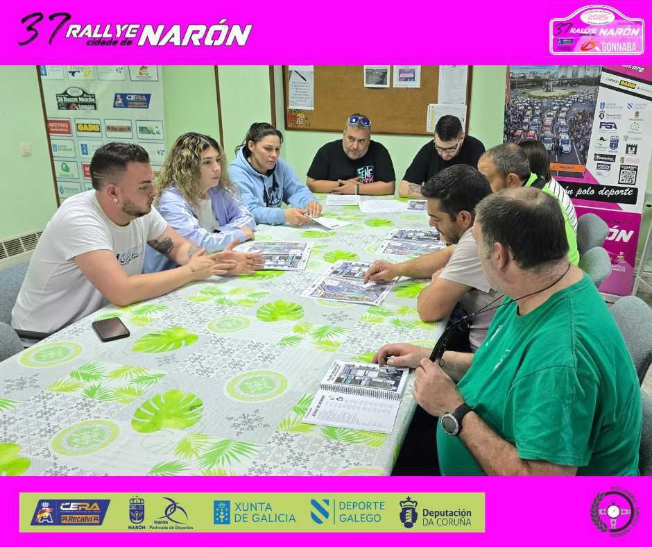 Reunión de coordinación del 37º Rallye Cidade de Narón  Reunión de coordinación del 37º Rallye Cidade de Narón