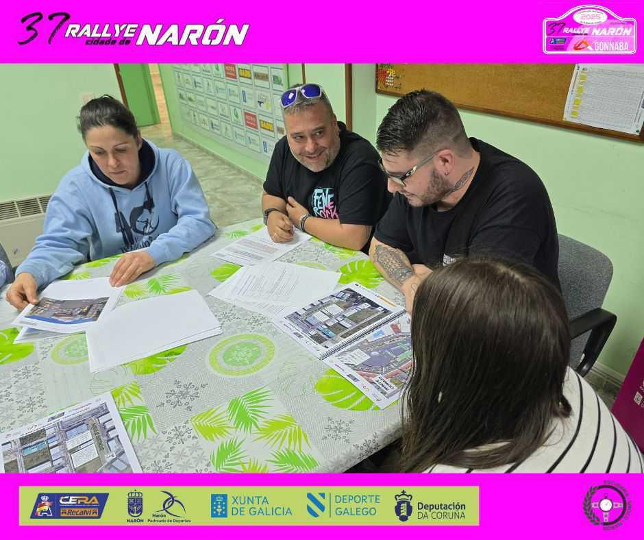 Reunión de coordinación del 37º Rallye Cidade de Narón  Reunión de coordinación del 37º Rallye Cidade de Narón