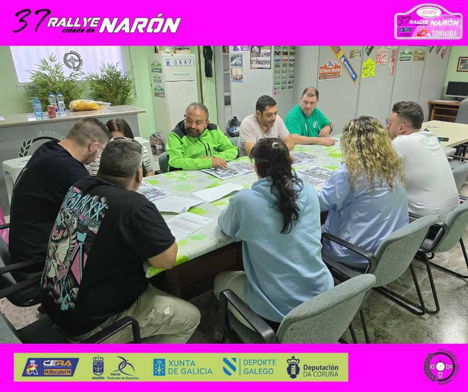 Reunión de coordinación del 37º Rallye Cidade de Narón  Reunión de coordinación del 37º Rallye Cidade de Narón