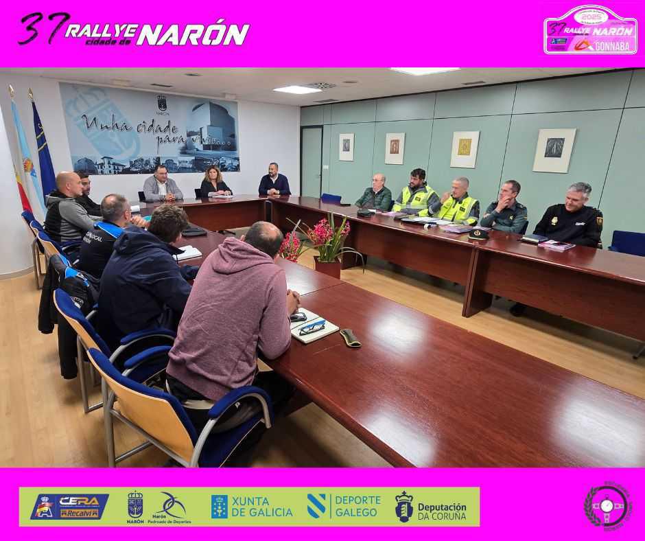 Celebrada la reunión de seguridad del 37º Rallye Cidade de Narón Celebrada la reunión de seguridad del 37º Rallye Cidade de Narón