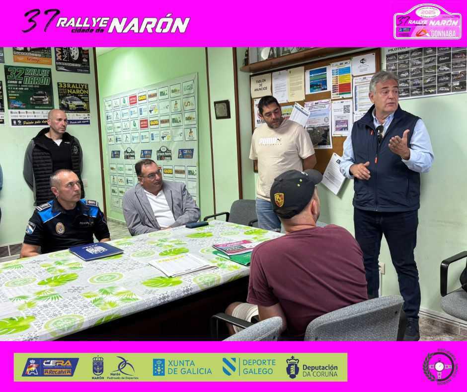 Reunión de seguridad 37º Rallye Cidade de Narón