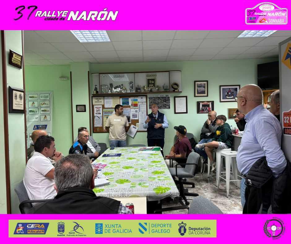 Reunión de seguridad 37º Rallye Cidade de Narón