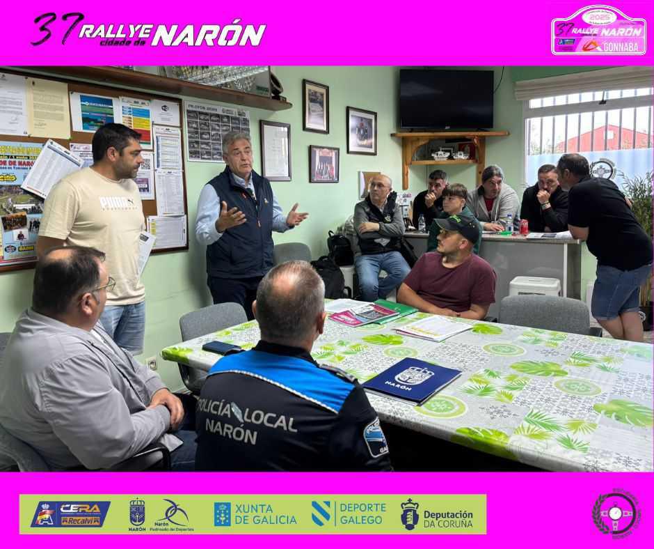 Reunión de seguridad 37º Rallye Cidade de Narón