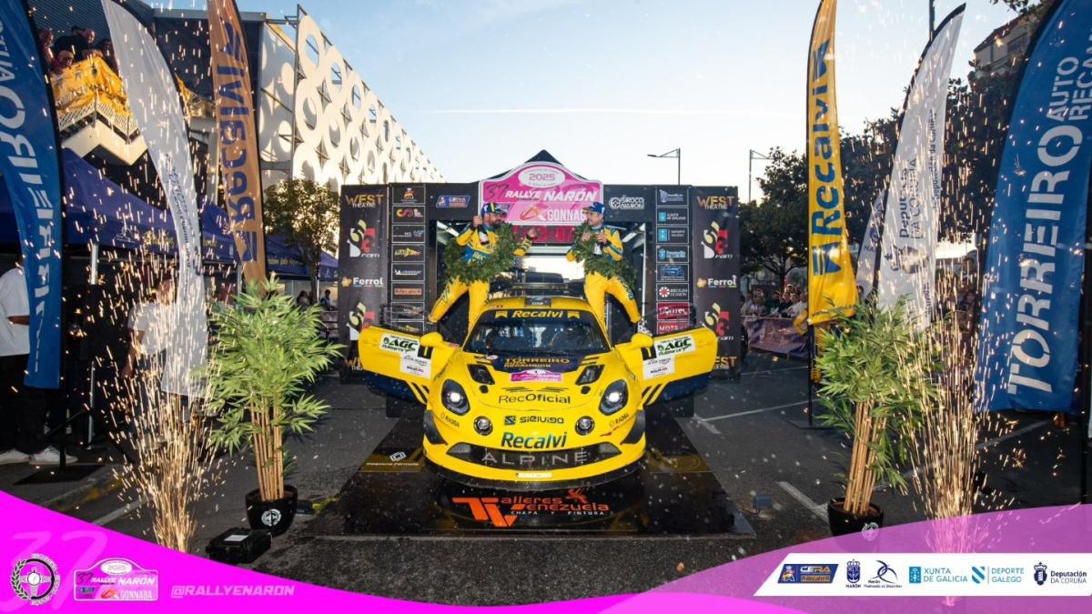 Jorge Cagiao y Javier Martínez vencedores del 37º Rallye de Narón Jorge Cagiao y Javier Martínez vencedores del 37º Rallye de Narón