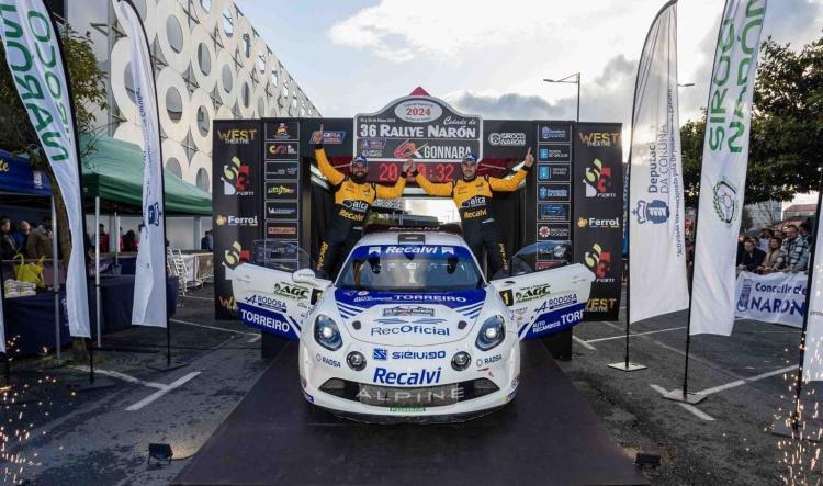 Jorge Cagiao y Javier Martínez se llevan el 36º Rallye Cidade de Narón