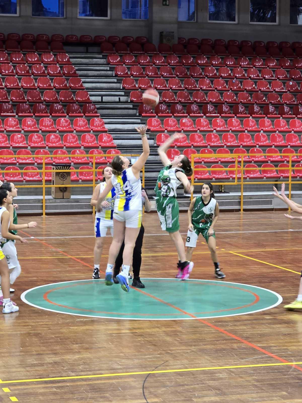 U15 FEMMINILE: BRUTTISSIMA SCONFITTA AL PALARAVIZZA