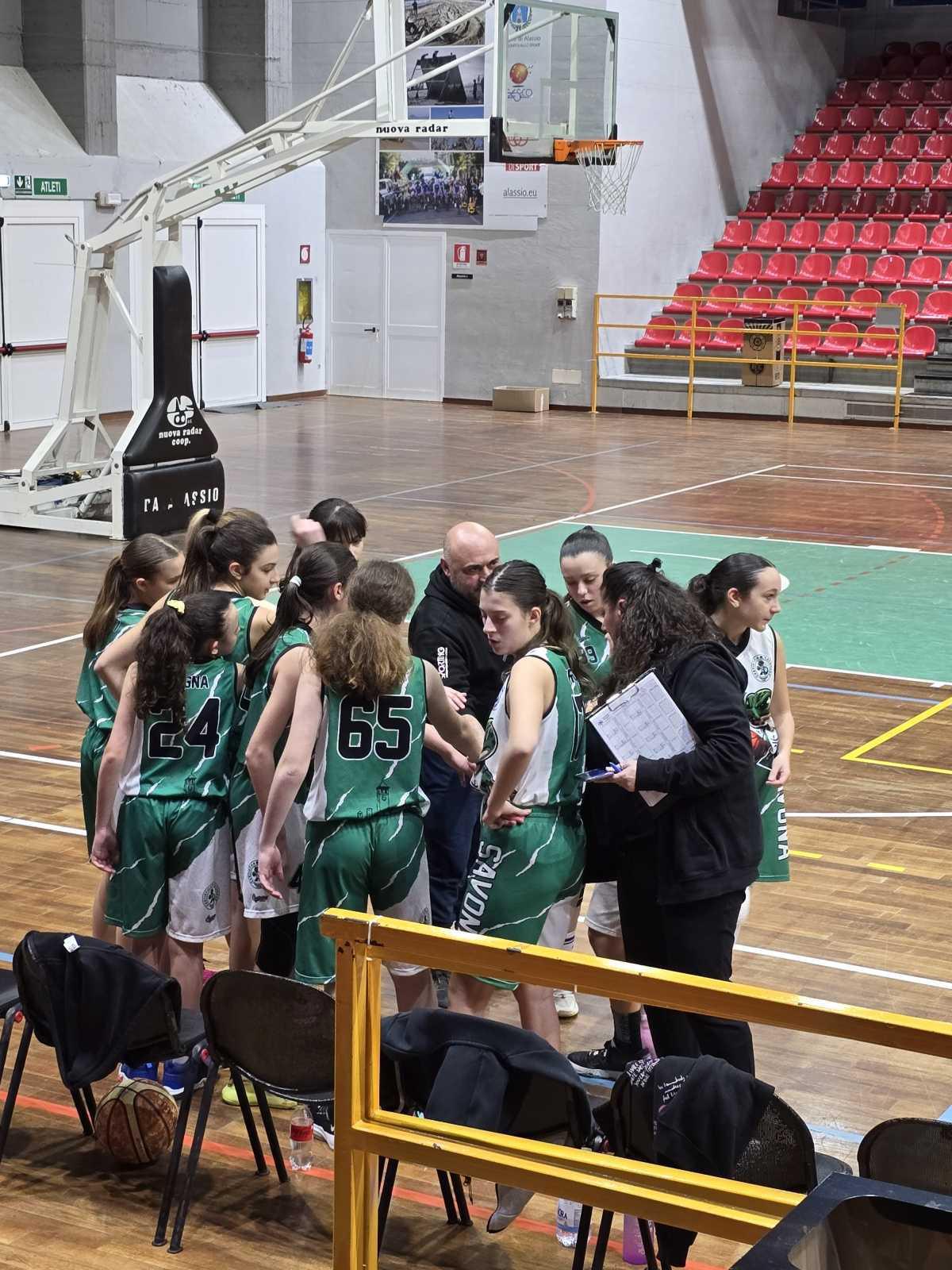 U15 FEMMINILE: BRUTTISSIMA SCONFITTA AL PALARAVIZZA