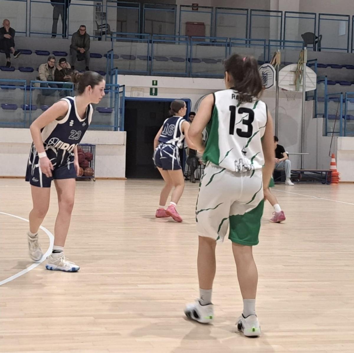 U15 FEMMINILE: CESTISTICA IN AFFANNO, MA VINCE ALL'ULTIMO QUARTO CONTRO LA POLYSPORT LAVAGNA ED I SUOI SGRADEVOLI TIFOSI