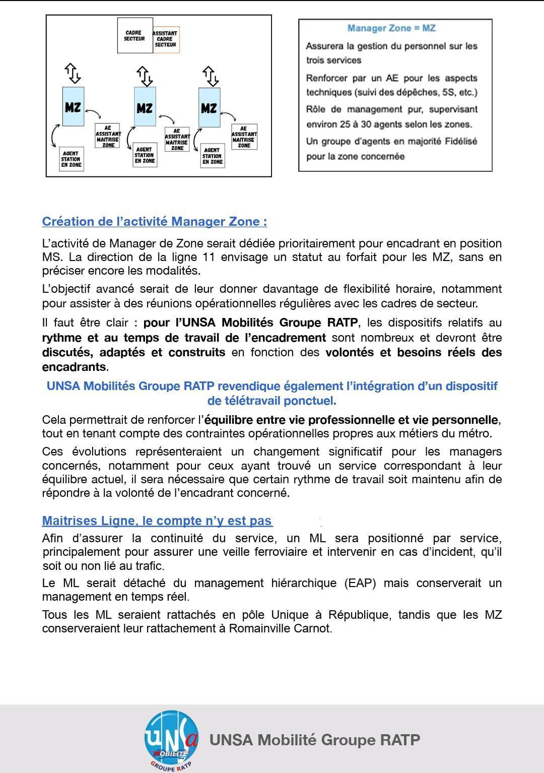 ENCADREMENT : Projet Expérimentation Ligne 11