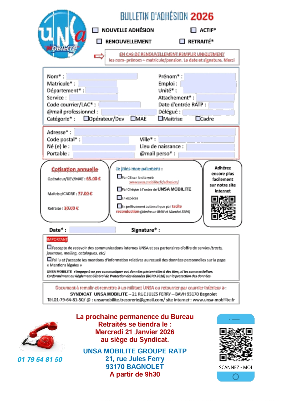 LA LETTRE UNSA MOBILITÉ DU MOIS DE DÉCEMBRE