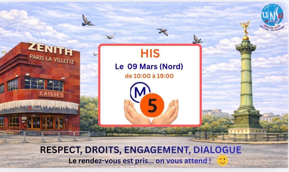 HIS SEM : LIGNE 5 SECTEUR NORD