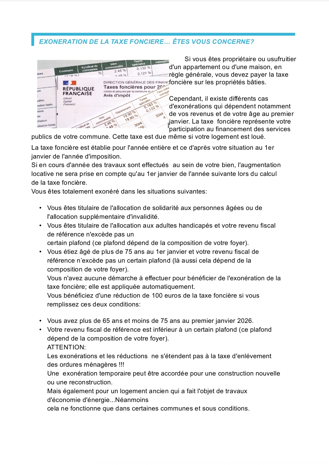 Le journal des retraités du mois de mars 