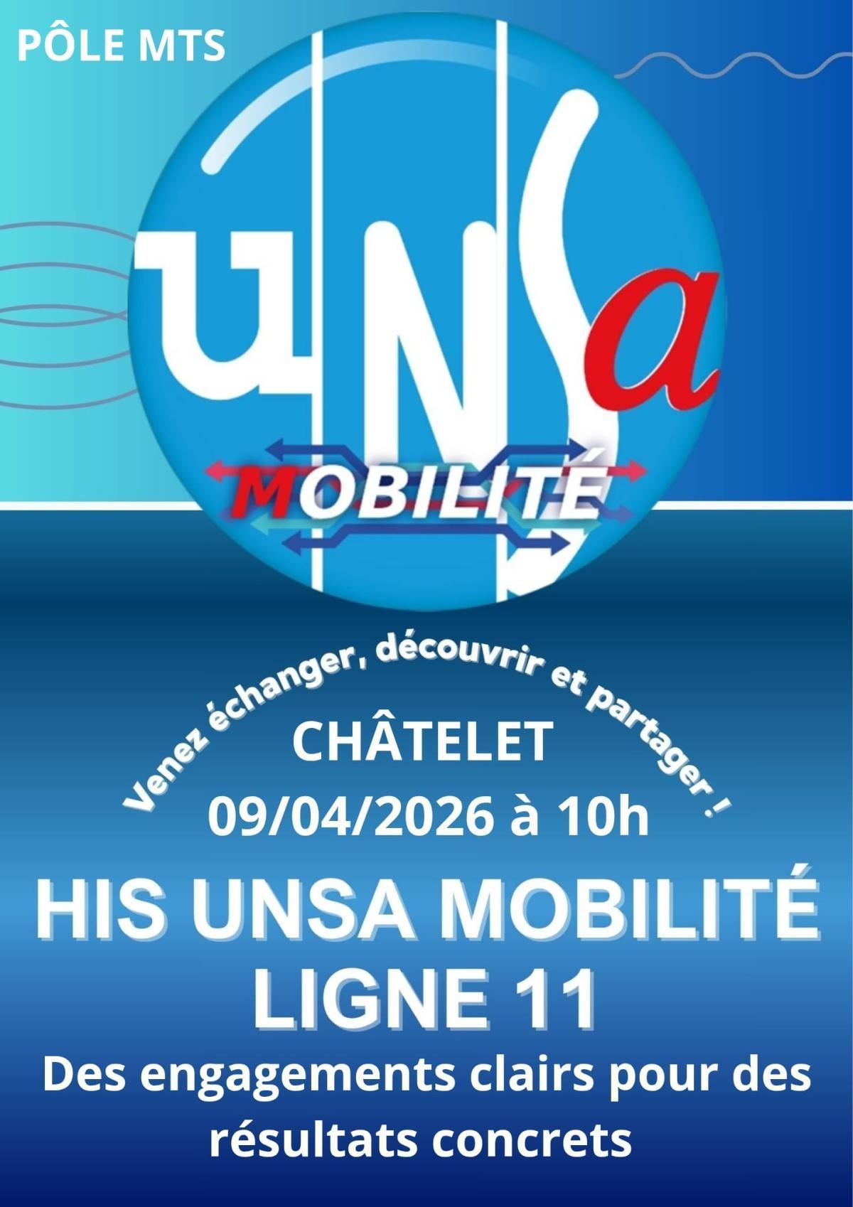 HIS MTS LIGNE 11 : CHATELET