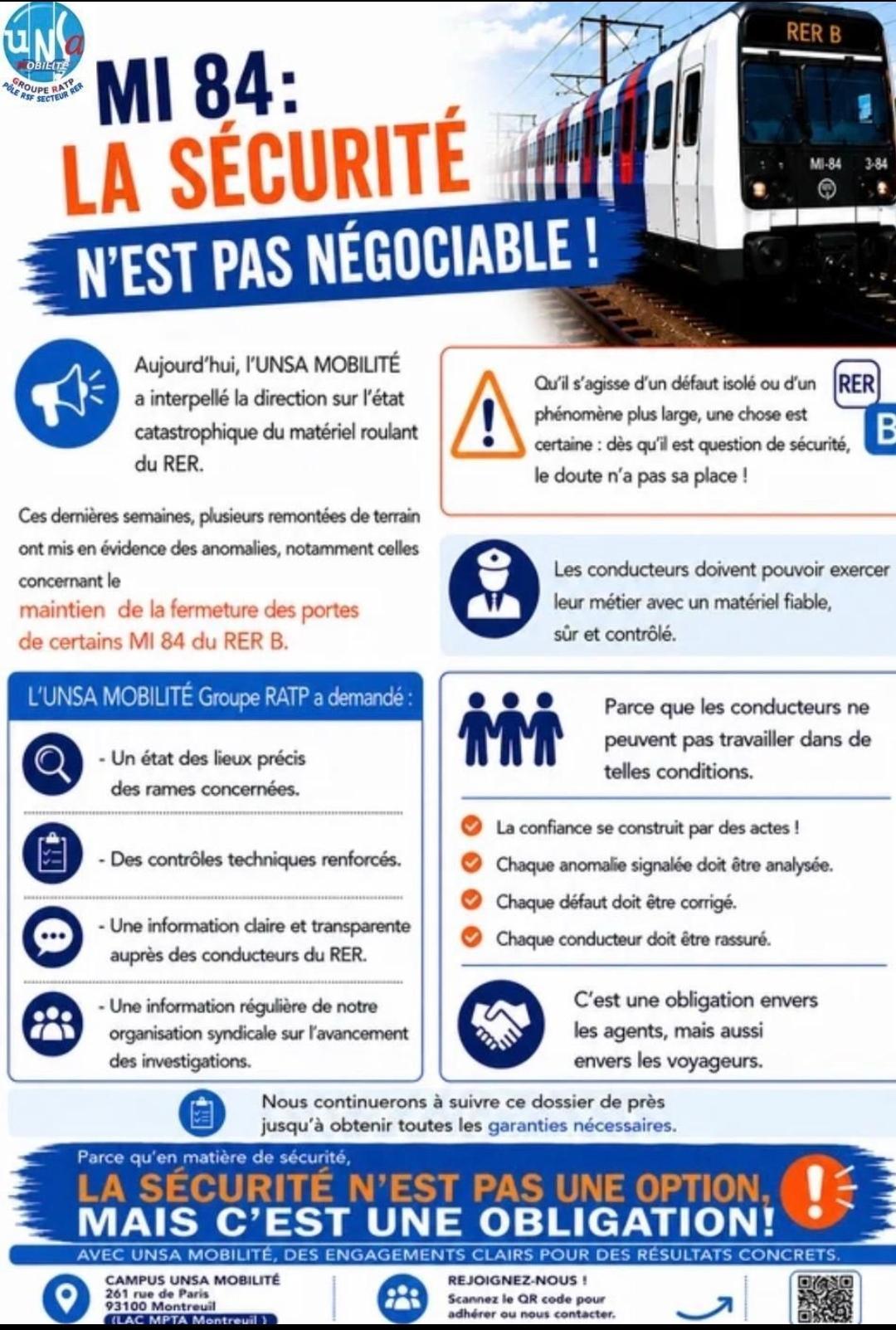 MI 84 : LA SÉCURITÉ N'EST PAS NÉGOCIABLE 