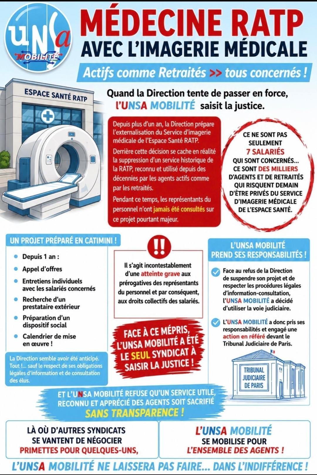 MÉDECINE RATP AVEC L'IMAGERIE MÉDICALE 