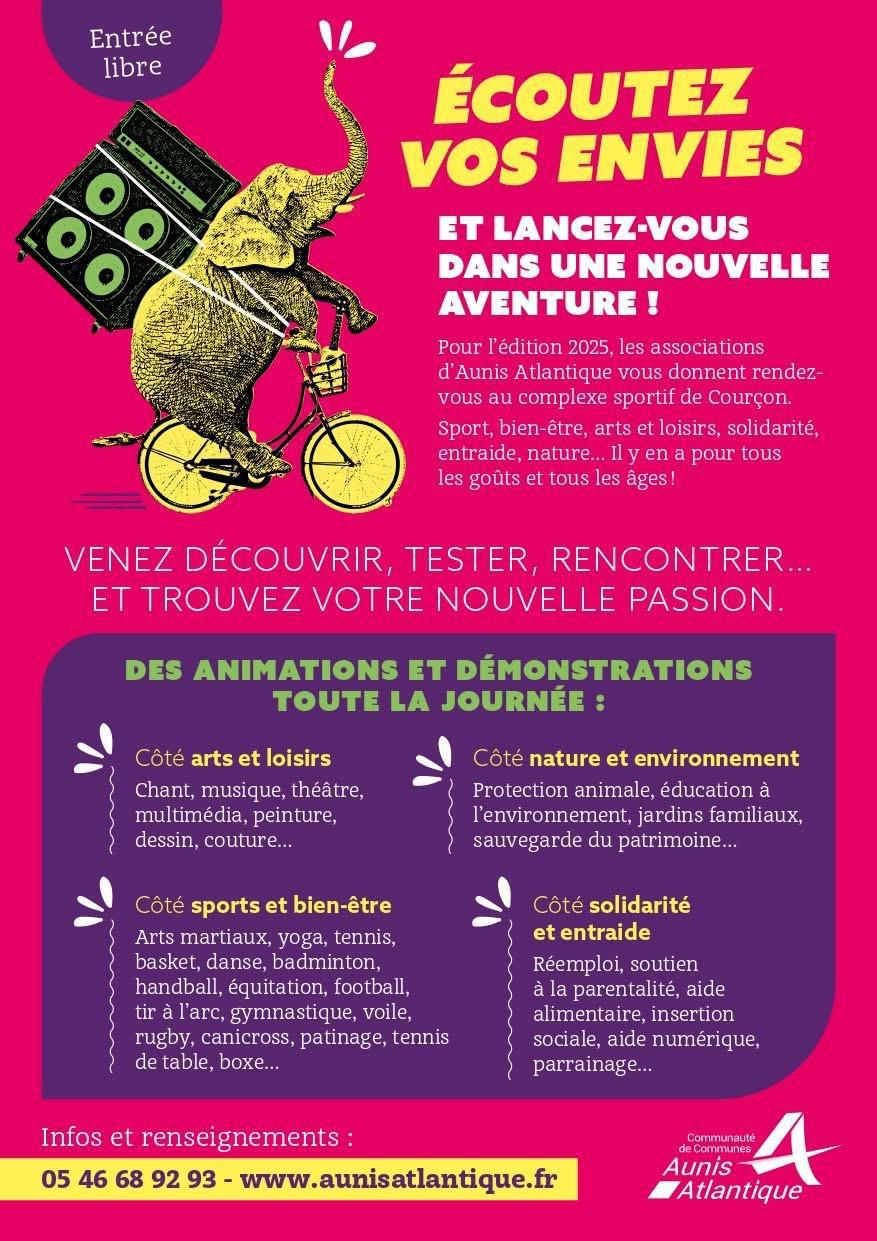 🤝🎉 FORUM DES ASSOCIATIONS – COURÇON 🎉🤝 🤝🎉 FORUM DES ASSOCIATIONS – COURÇON 🎉🤝