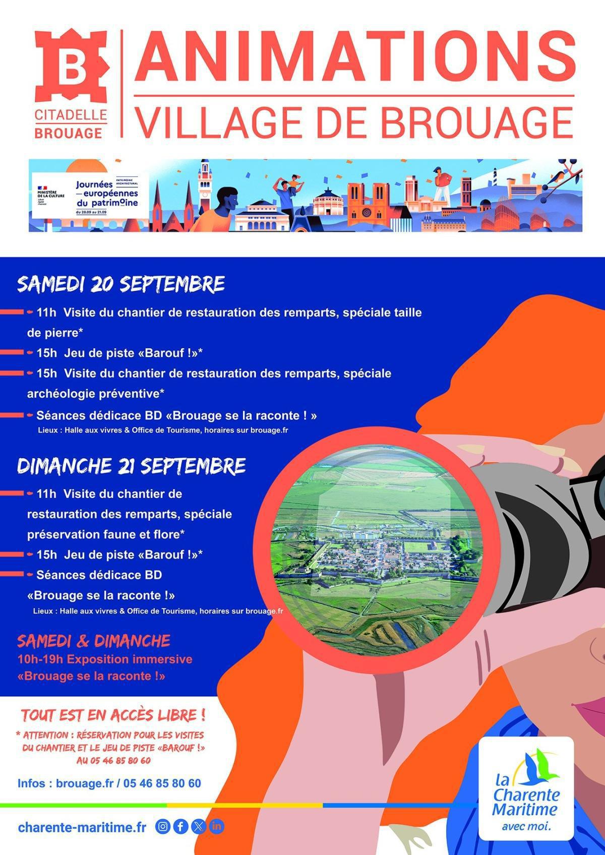 🏛️✨ Journées Européennes du Patrimoine 2025 – Brouage & Broue ✨🏛️
