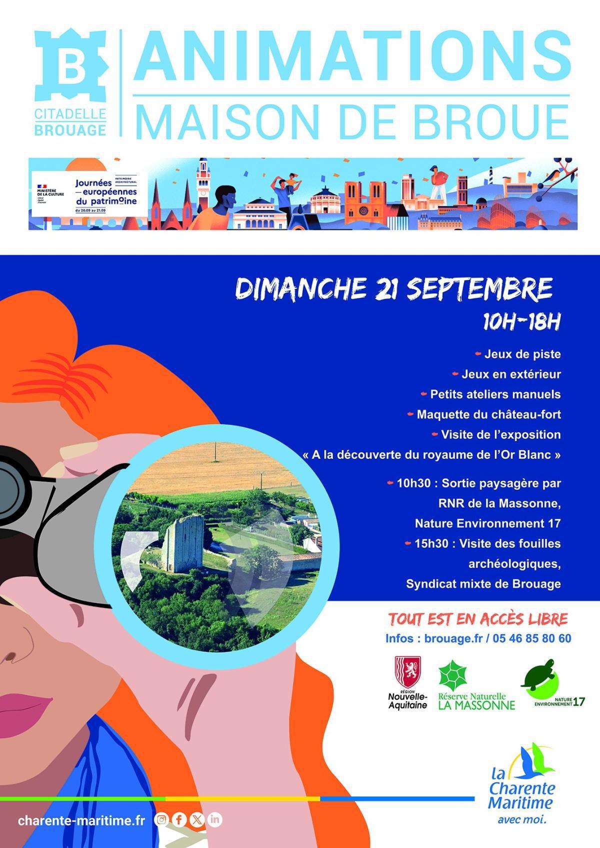 🏛️✨ Journées Européennes du Patrimoine 2025 – Brouage & Broue ✨🏛️
