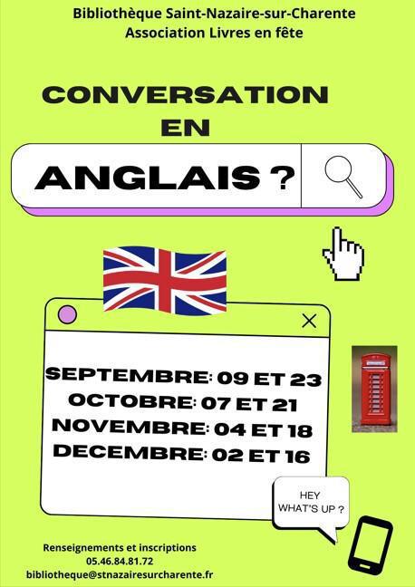 Activités proposées par la Bibliothèque municipale de Saint-Nazaire-sur-Charente