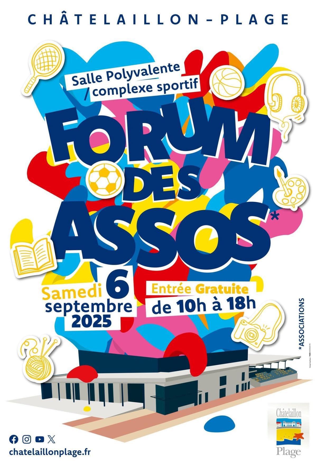 🤝🎉 Forum des associations – Châtelaillon-Plage 🎉🤝 🤝🎉 Forum des associations – Châtelaillon-Plage 🎉🤝