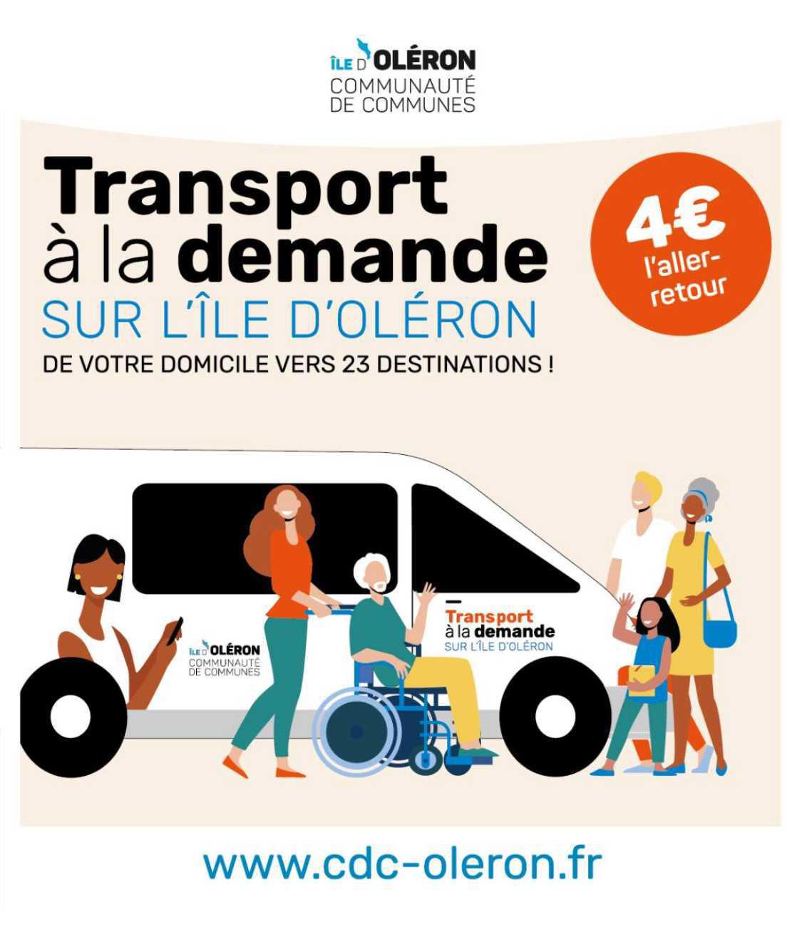 Le Transport à la Demande fait son retour sur l’Île d’Oléron !