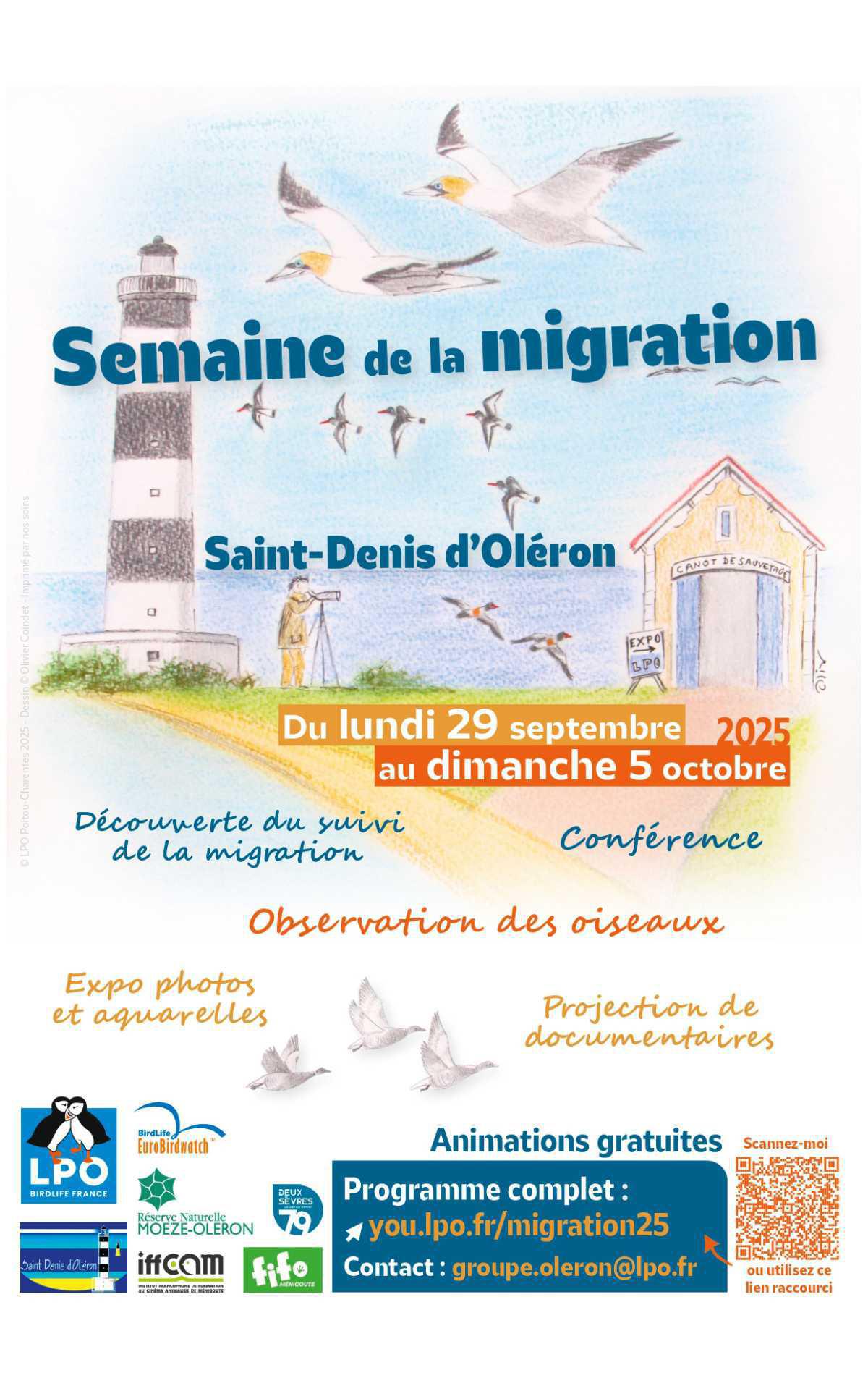 🕊️ Semaine de la Migration – Saint-Denis d’Oléron 🕊️ 🕊️ Semaine de la Migration – Saint-Denis d’Oléron 🕊️