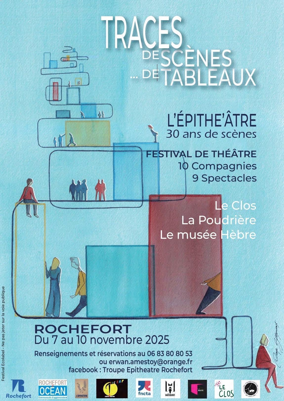 🏆 L’ÉPITHÉÂTRE présente son FESTIVAL DE THÉÂTRE 2025 ! Rochefort 🏆 L’ÉPITHÉÂTRE présente son FESTIVAL DE THÉÂTRE 2025 ! Rochefort