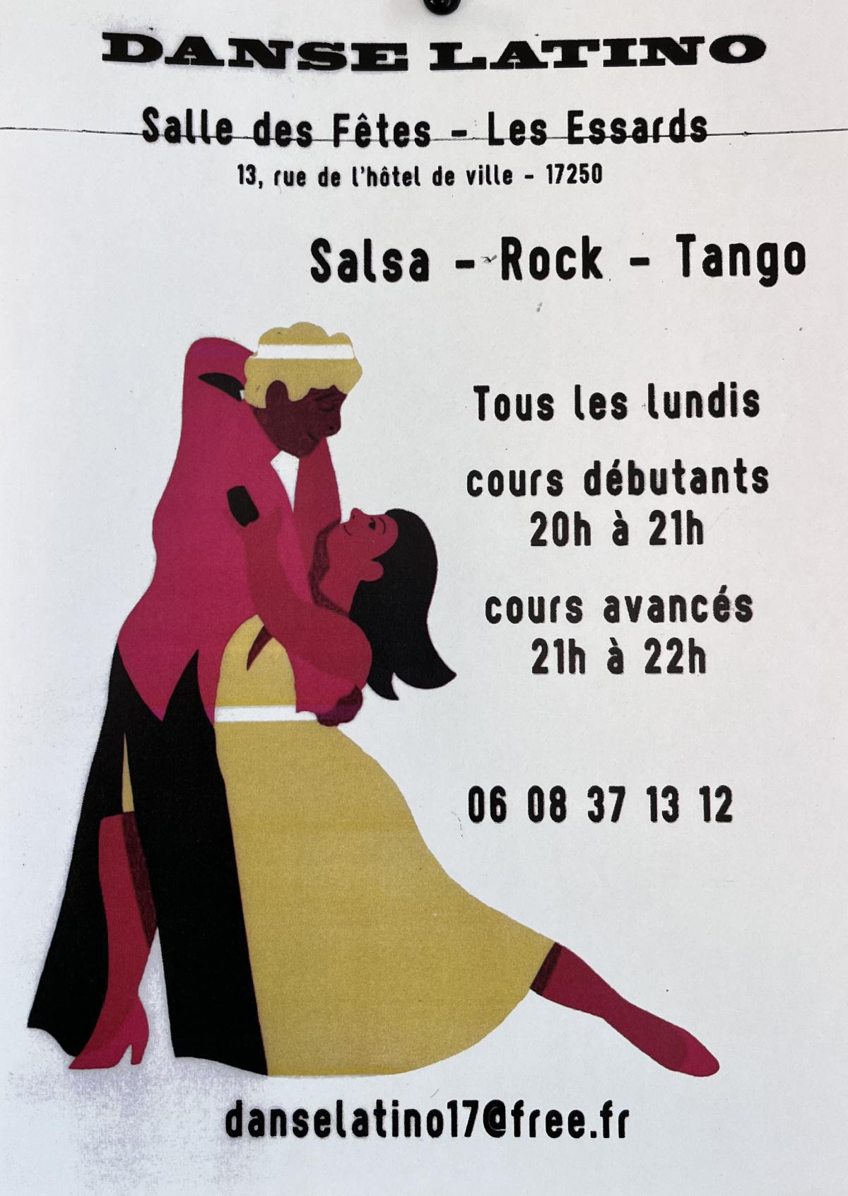 💃🕺 Cours de danse latino aux Essards !