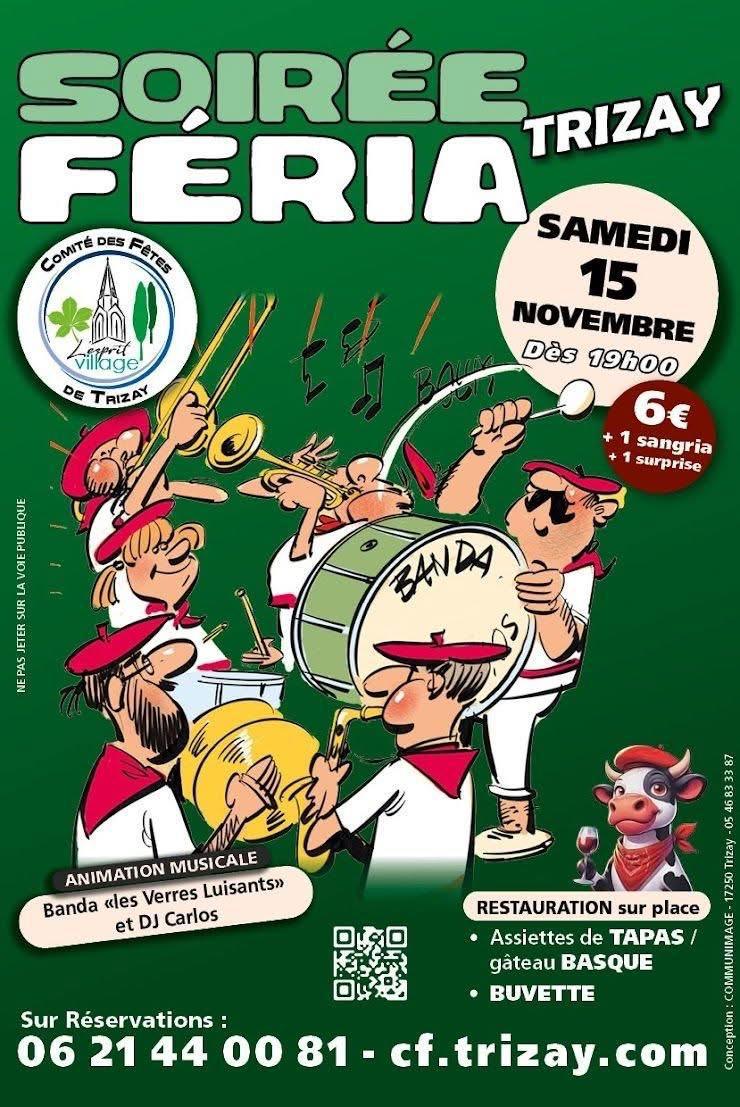 🎉🐂 Soirée Feria à Trizay ! 🌶️💃