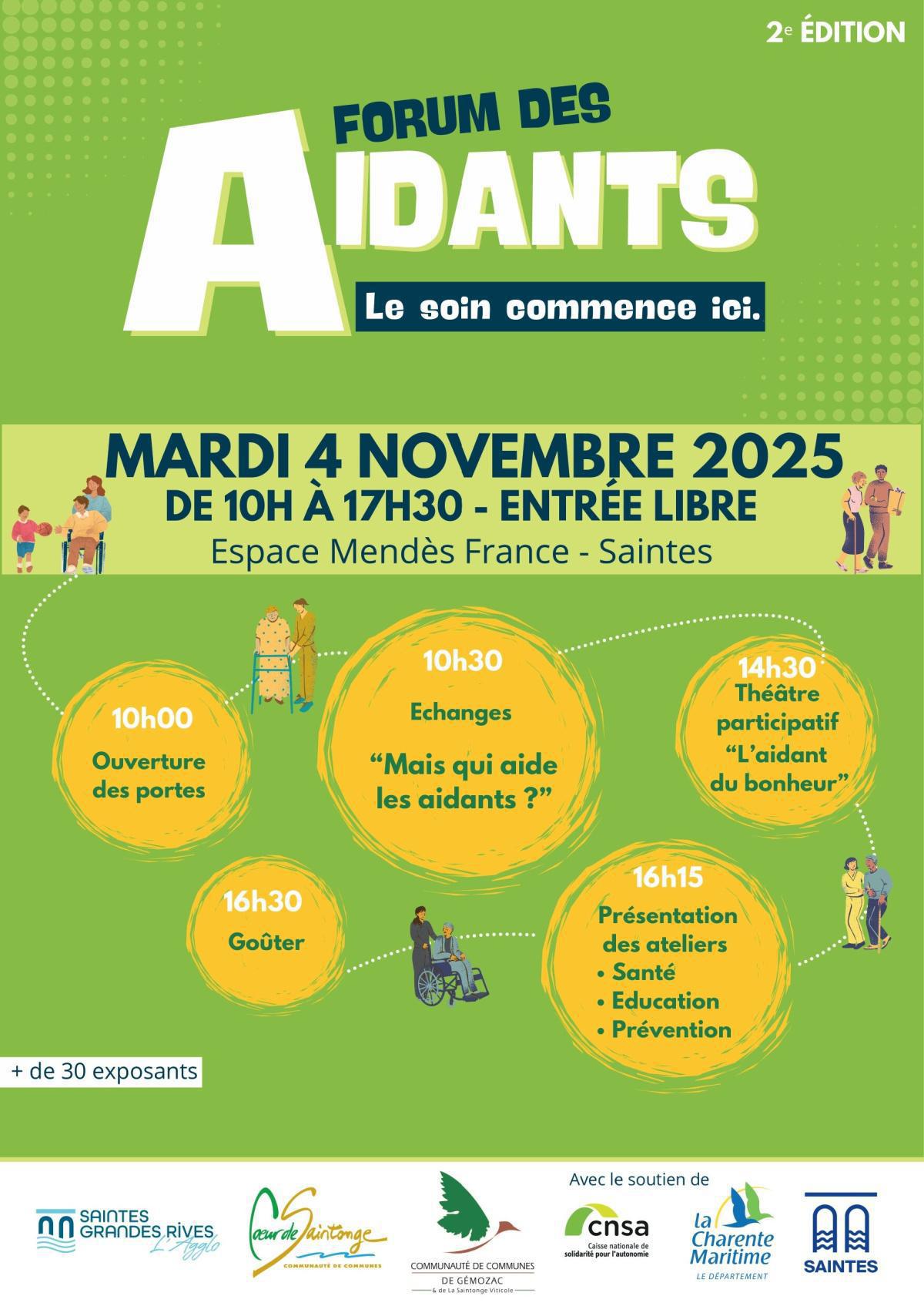🧡 Forum des Aidants – Le soin commence ici 🧡 🧡 Forum des Aidants – Le soin commence ici 🧡