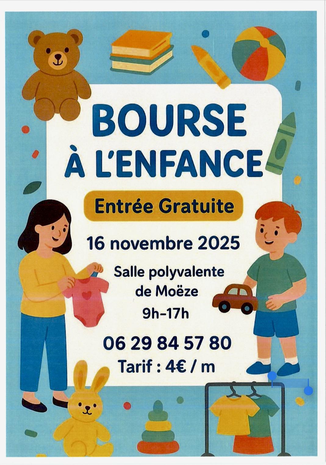 🧸👕 BOURSE À L’ENFANCE À MOËZE 👟📚 🧸👕 BOURSE À L’ENFANCE À MOËZE 👟📚