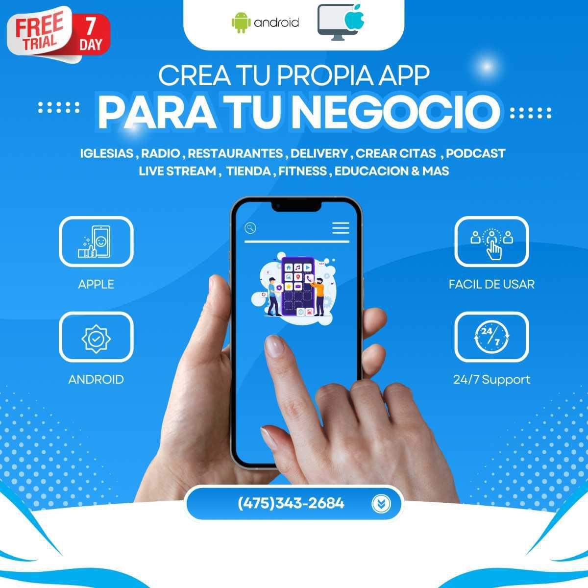 CREA TU PROPIA APLICACION GRATIS