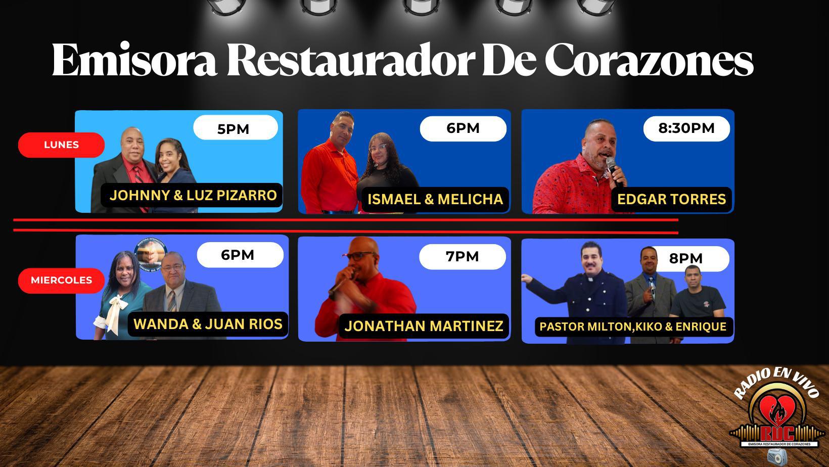 PROGRAMAS RADIALES DE LA SEMANA 