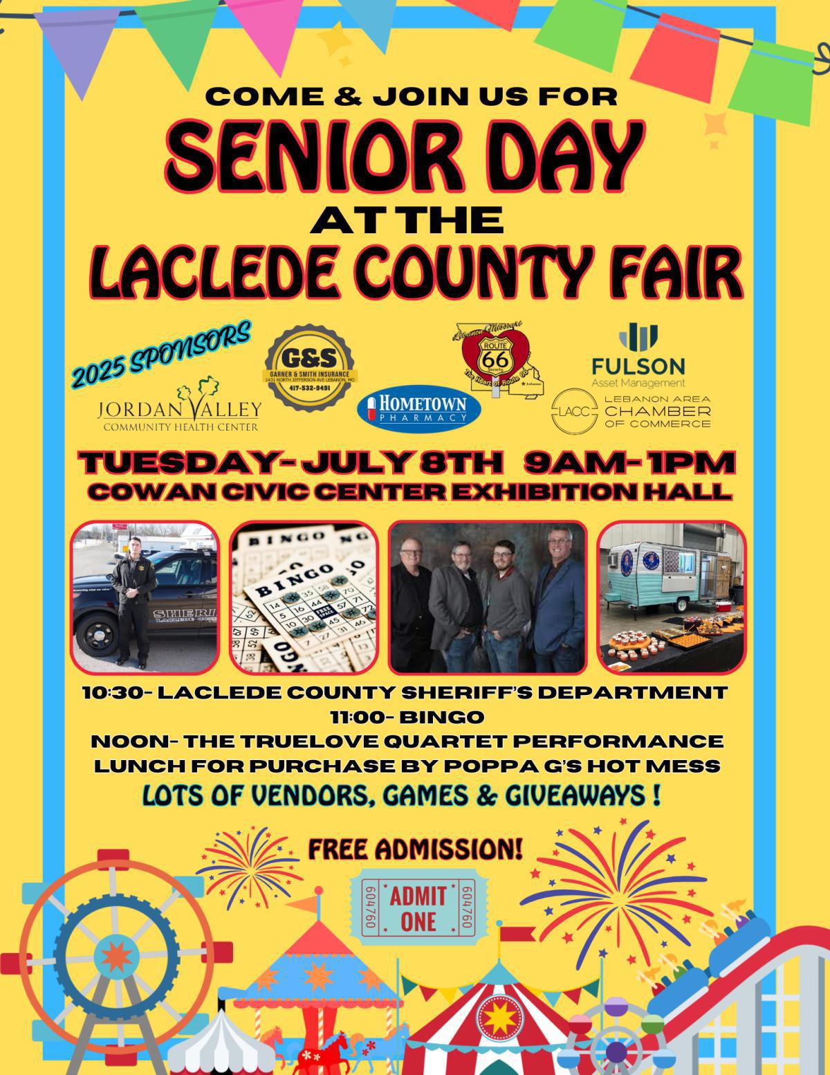 Daily Briefing: Senior Day at the Fair & City Suspends Late Fees on Utilities 