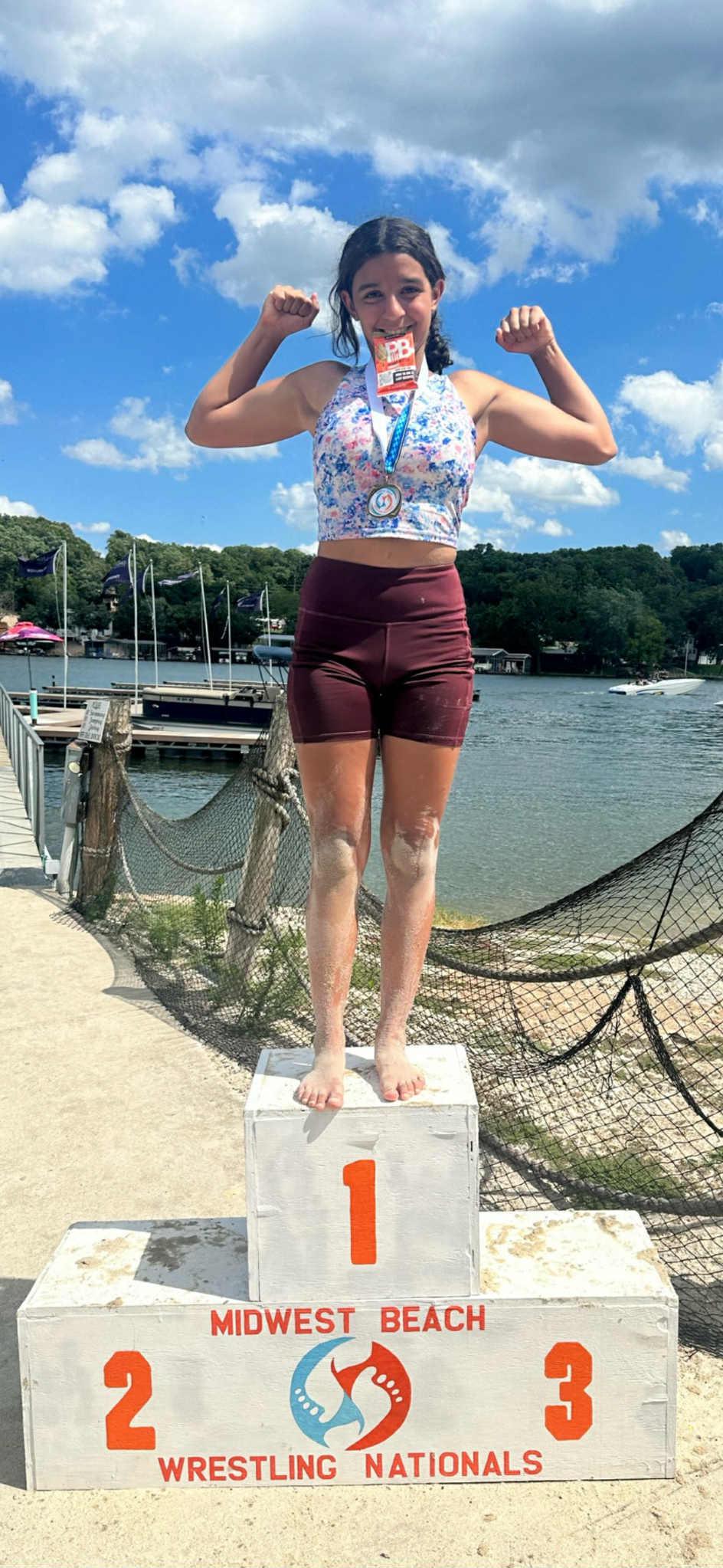 Eldridge Student Competes at U17 Beach Wrestling World Championships in Greece